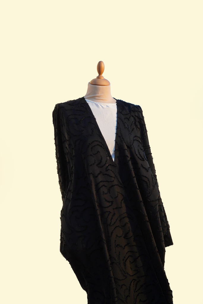 Textured Abaya - BA169