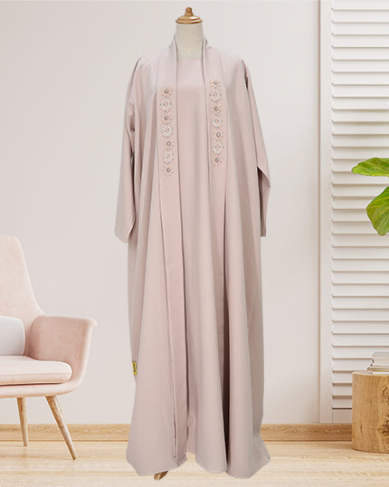 L.PINK BABRIE WITH EMB ON THE COLLAR AND WITH BARBIE INNER