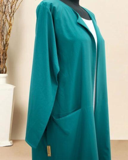 TURQIOSE LINEN WITH CY INNER